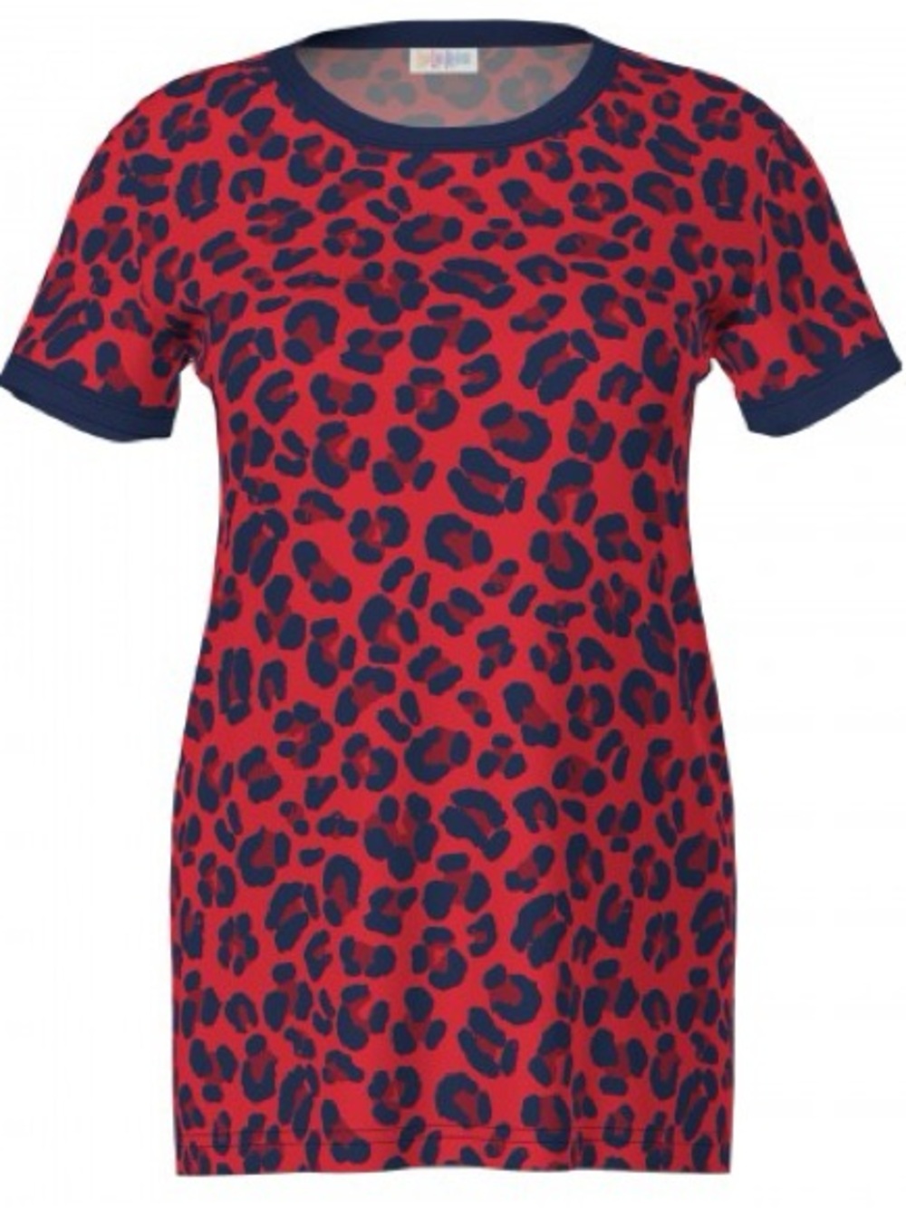 LuLaRoe Liv - Size Large 4th of July ready Americana. Red and Blue. Leopard